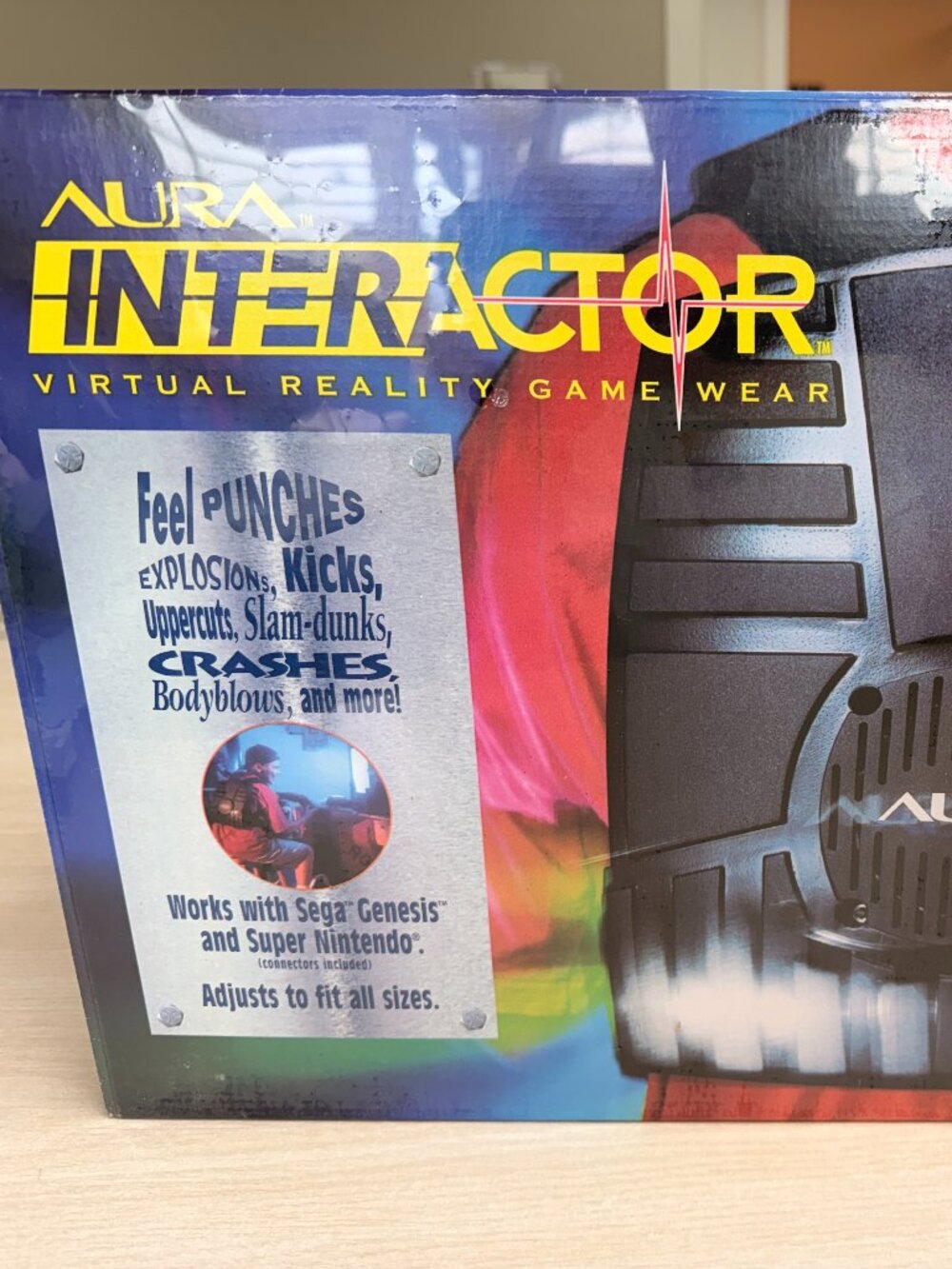 AURA Interactor Virtual Reality Game Wear Sealed NEW Sega Genesis SNES